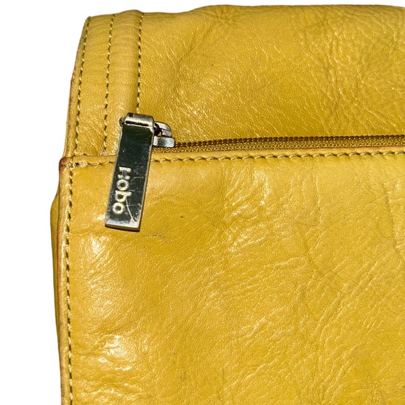 HOBO International Green Yellow Leather Large Clutch - Picture 9 of 16